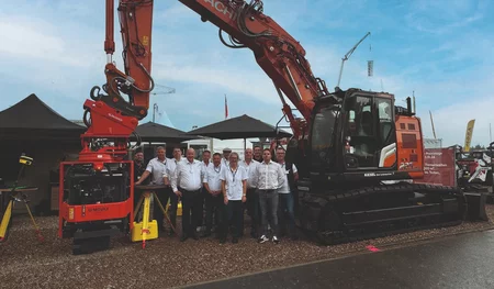Kiesel auf der internationalen Holzmesse