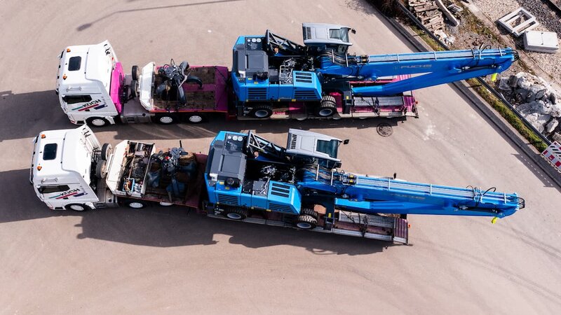 Übergabe Fuchs MHL350F für Karle Recycling